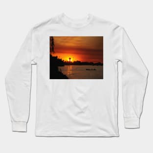 Sunset in the Danube Delta Long Sleeve T-Shirt